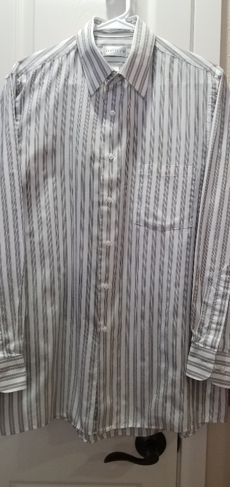 Mens long sleeve button down business shirt